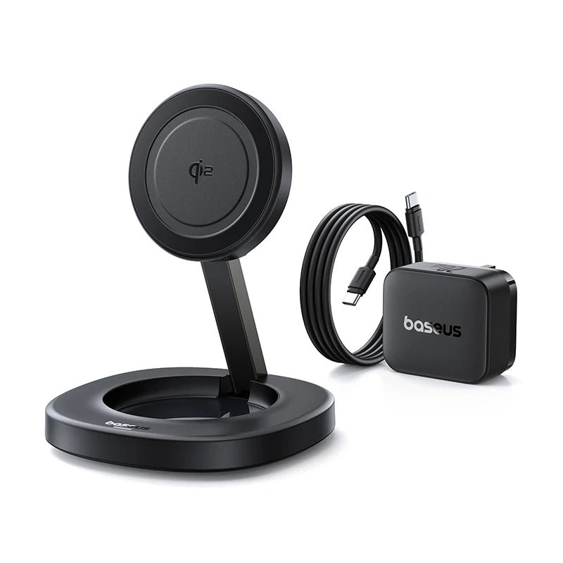 Baseus EnerFill FF11 Qi2 Foldable Wireless Charger 15W - Cosmic Black