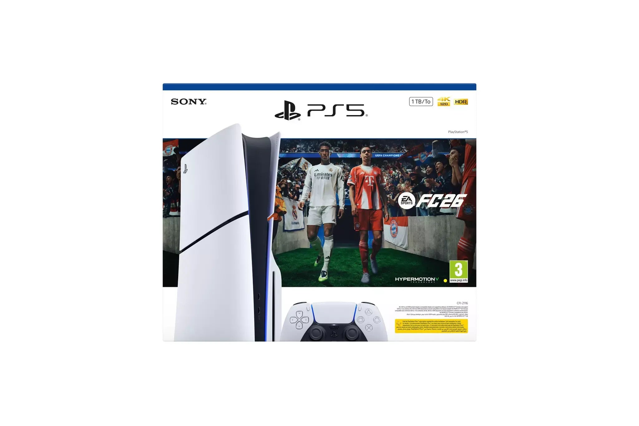 Sony PlayStation 5 Slim Console Disk Eafc 2026 Voucher Bundle