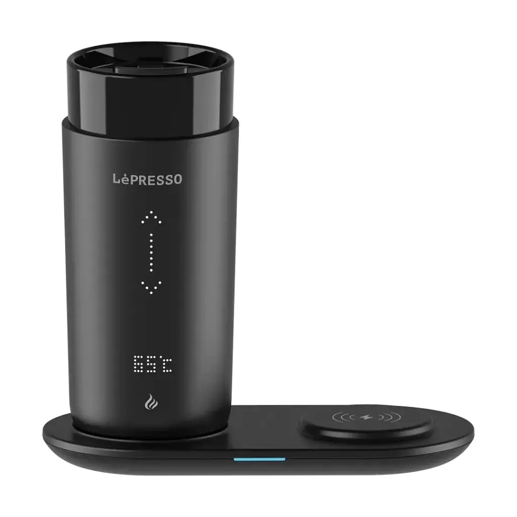 LePresso Smart Travel Heating Mug Black