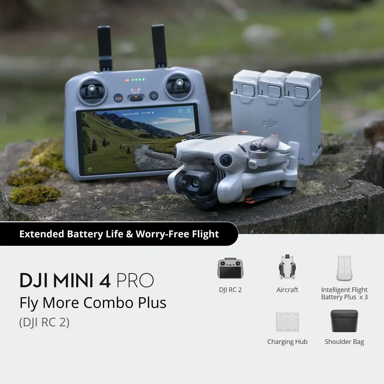 DJI Mini 4 Pro Fly More Combo Plus (DJI RC 2)