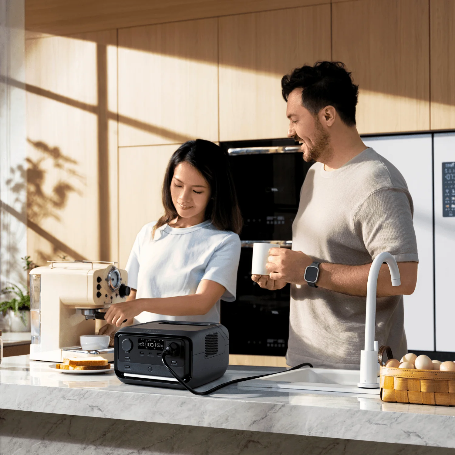 Ecoflow River 3 Plus-286WH محطة توليد الكهرباء مع إخراج 600W و 1200W X-Boost