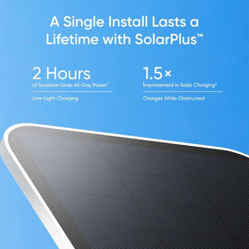 Eufy 3K Daul Cameras Pan and Tilt SoloCam S340 -Black+White