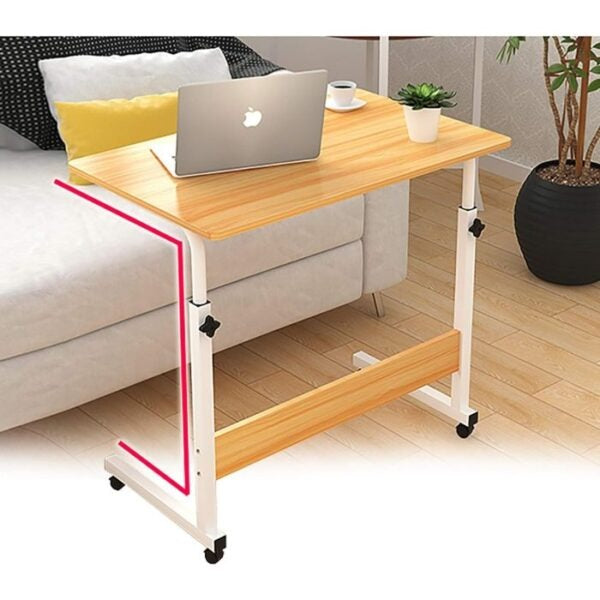 Stylish Adjustable Laptop Table with Wheels