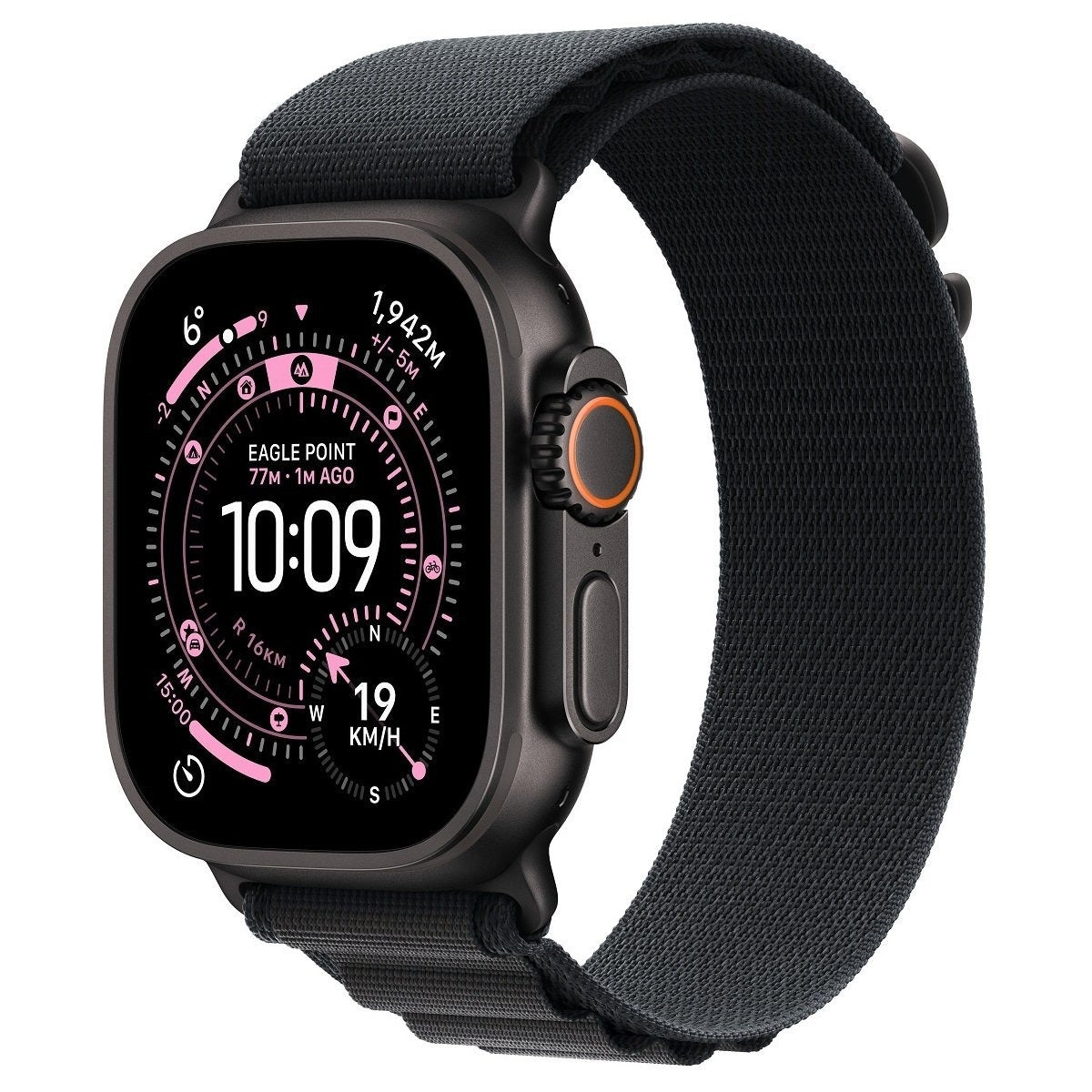 Apple Watch Ultra 3 GPS +Cellular 49Mm Titanium Case with Black Alpine Loop – Large