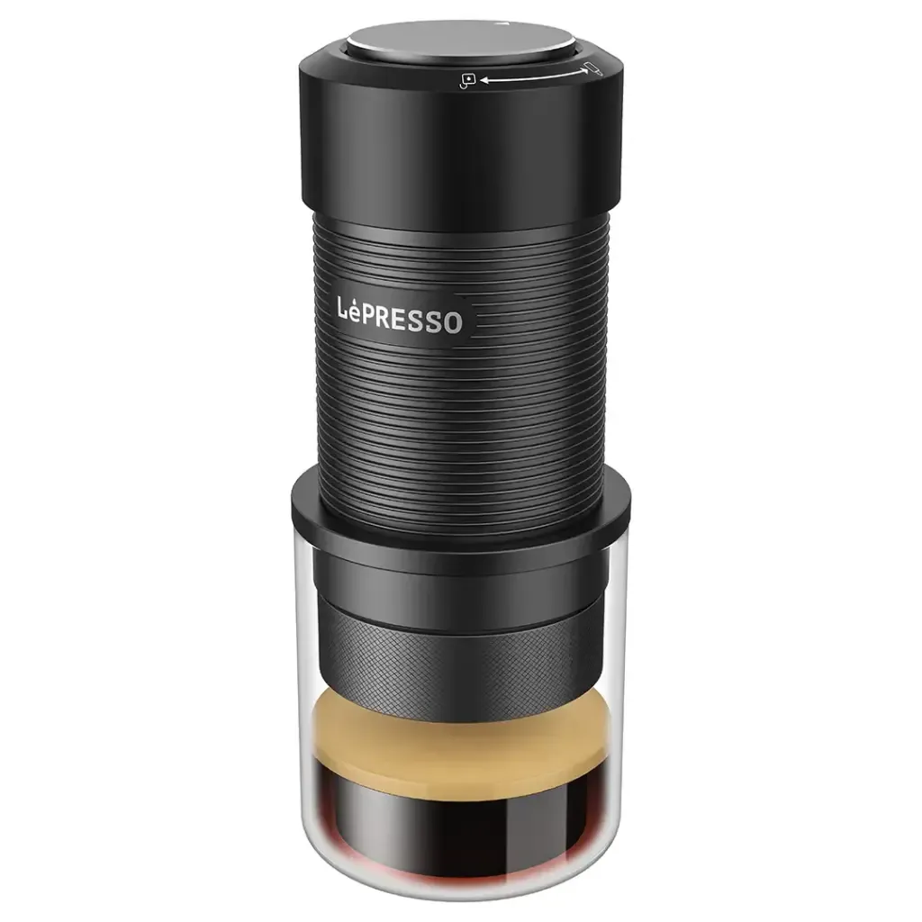 Lepresso Hand Press Espresso Maker Black