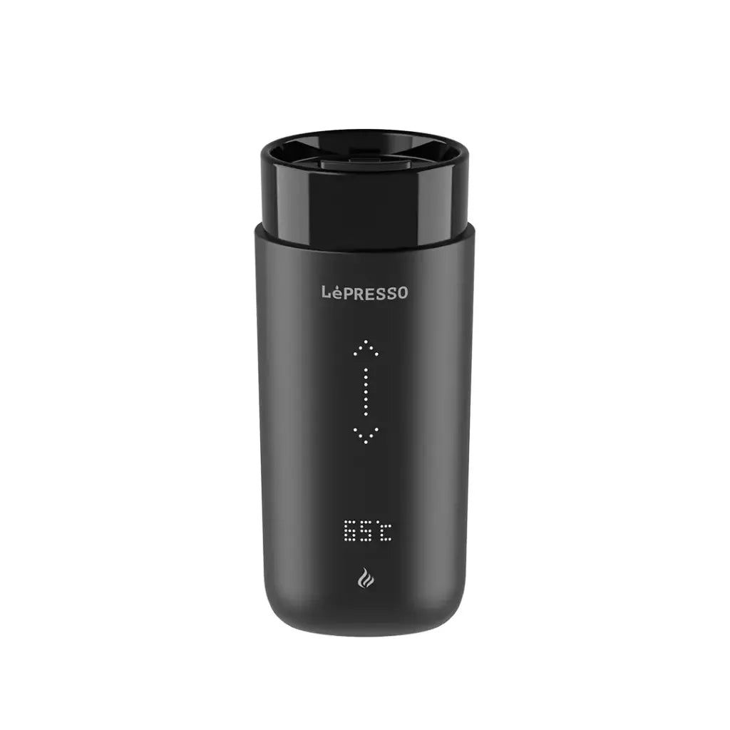 LePresso Smart Travel Heating Mug Black