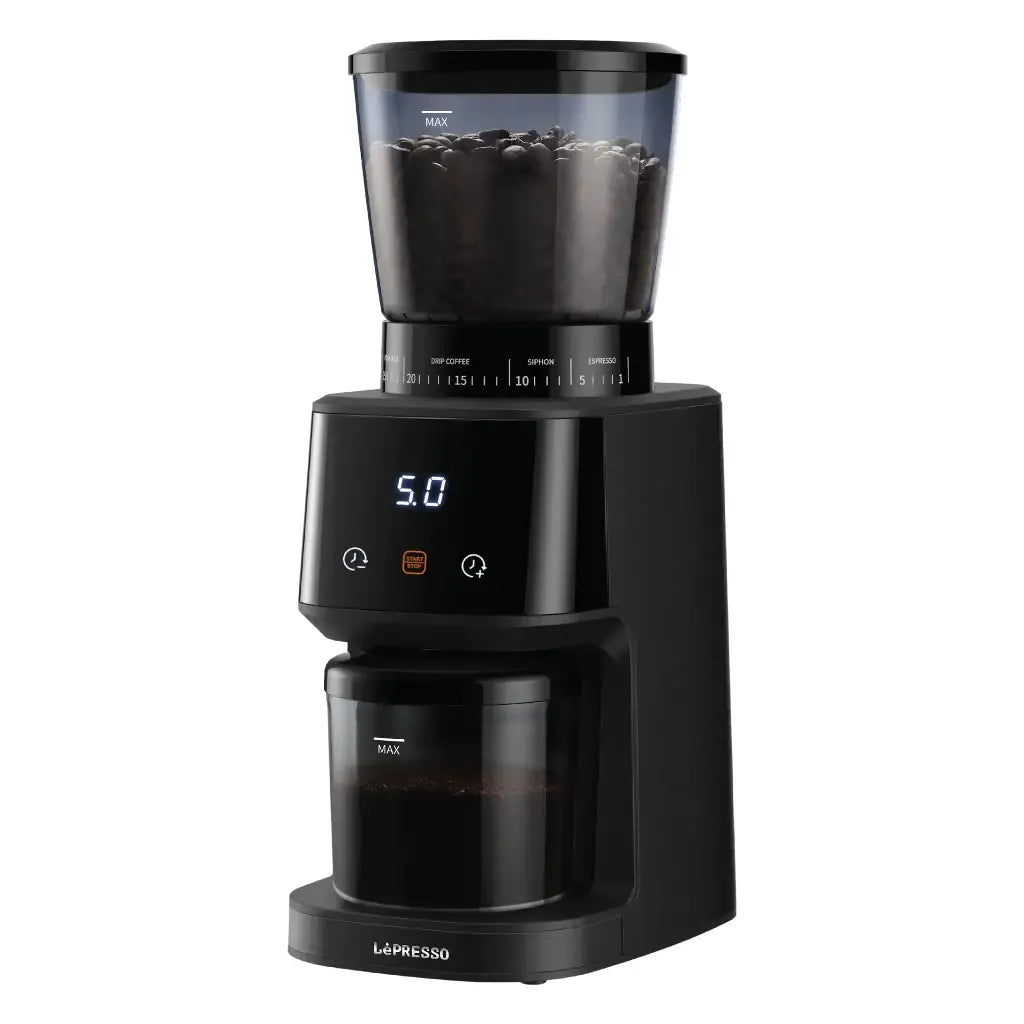 Lepresso Conical Burr Grinder Black
