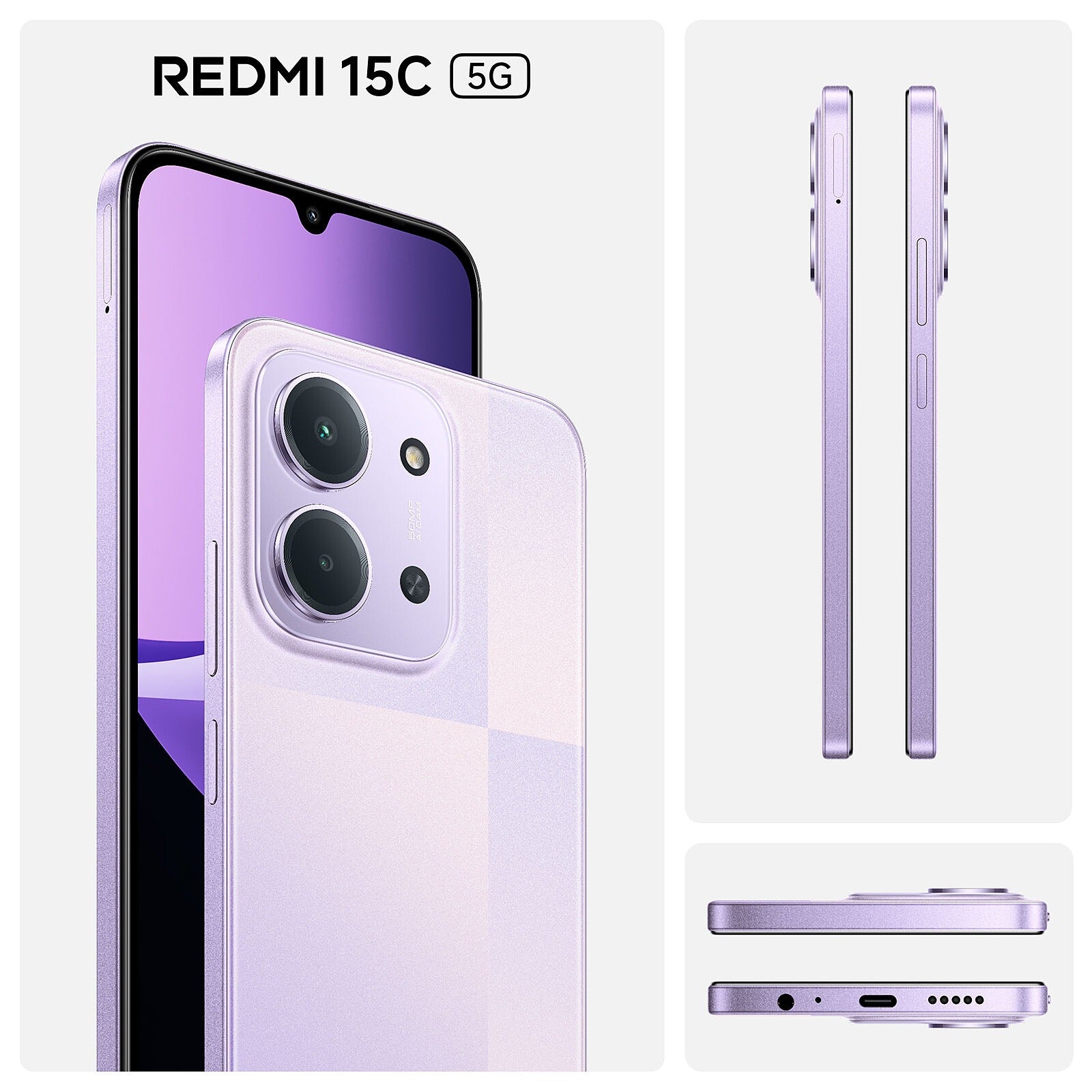 Redmi 15C 5G 8GB/256GB - Dusk Purple