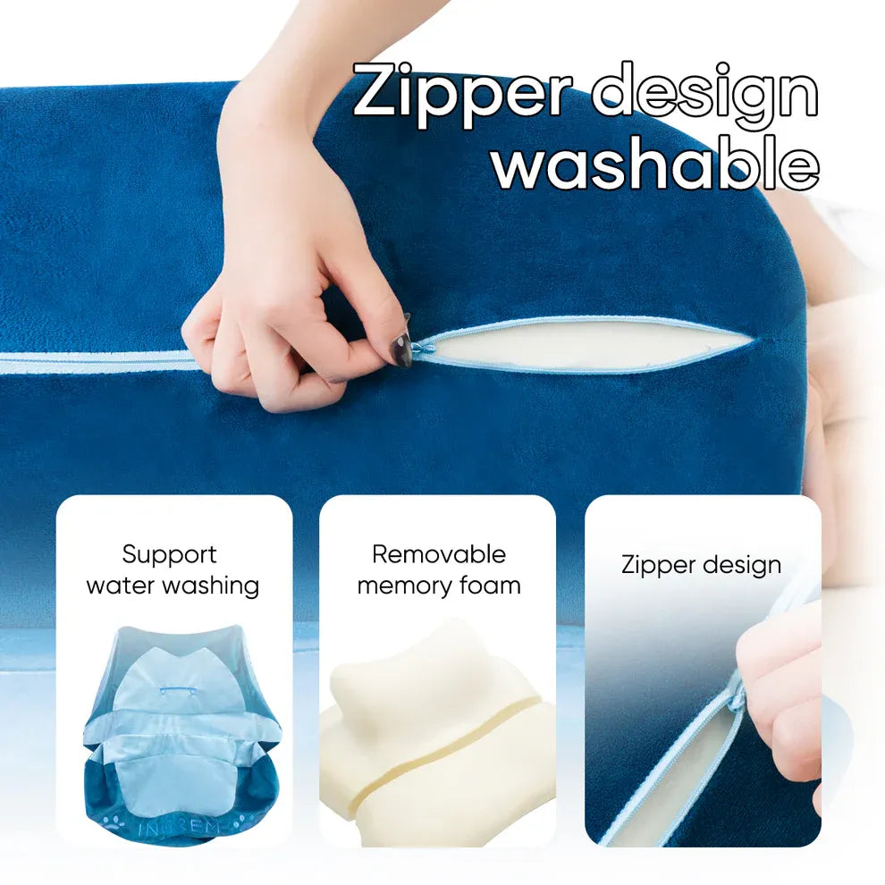 Ingrem Fat Cat Pillow - Blue