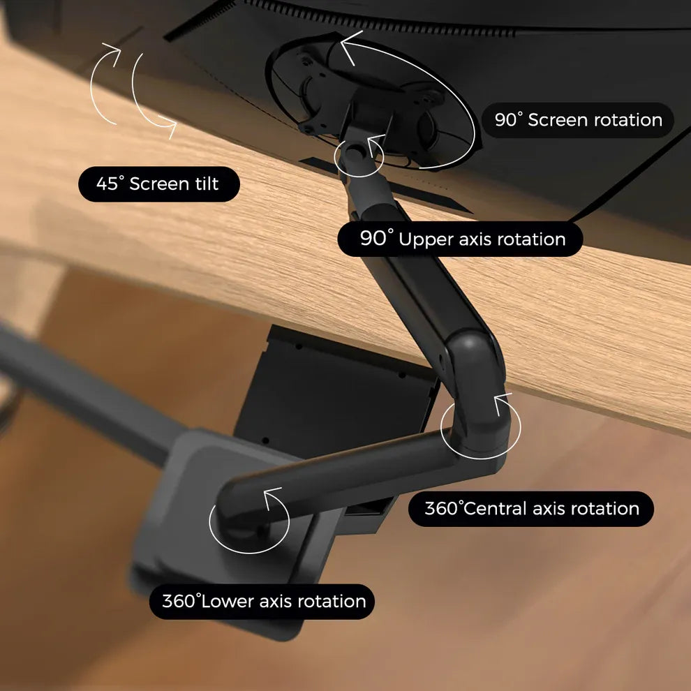 Ingrem Floating Table - Black (Right Rudder)