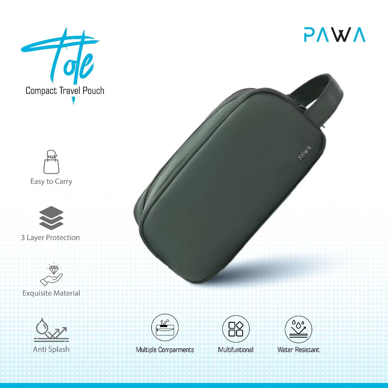Pawa ToTo Travel Pouch - Green