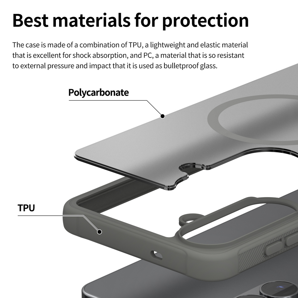 Araree Duple Magsafe Case For Samsung Galaxy S26 Plus -Armor Black