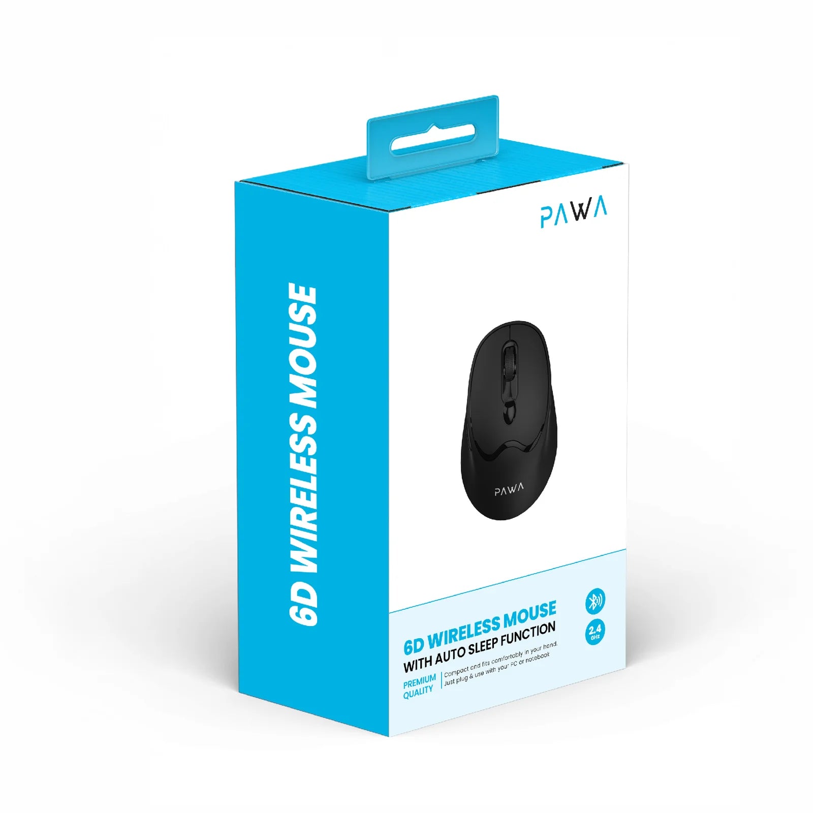 Pawa 6D Wireless Mouse With Auto Sleep Function.