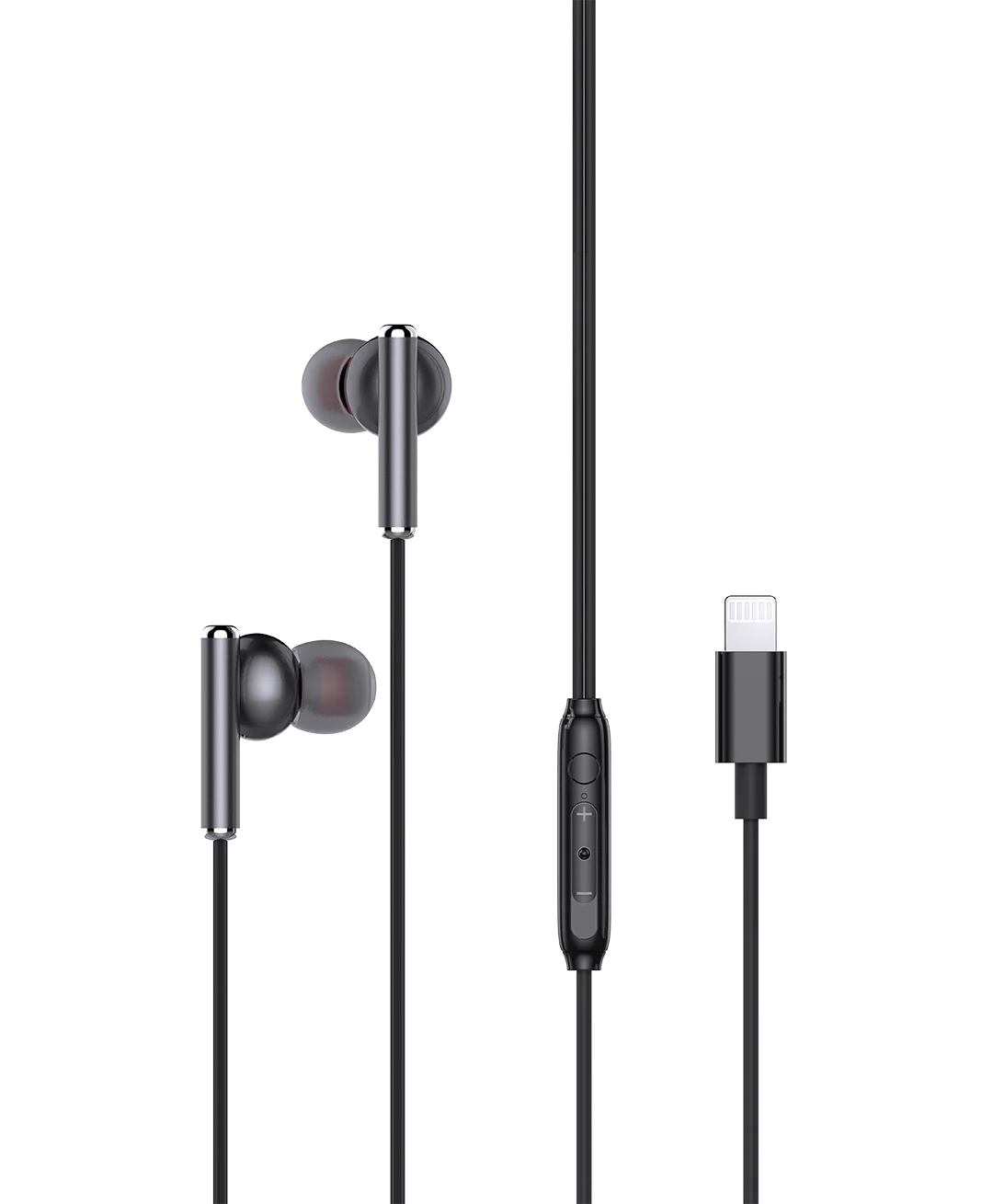 Pawa Chords in-ear Edition Wired Earphone With Lightning Connector-Black