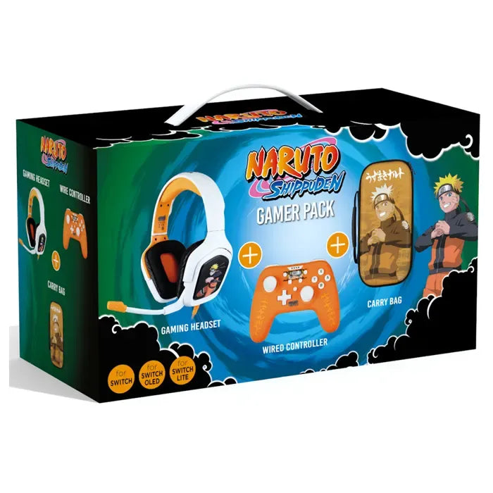 Konix Naruto Shippuden - Gamer_Pack (Gaming Headset / Wired Controller / Carry Bag)
