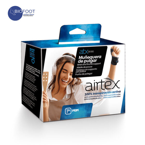 PRIM Airtex Wrap-Around Wrist Brace [ATXOS100(831834)]