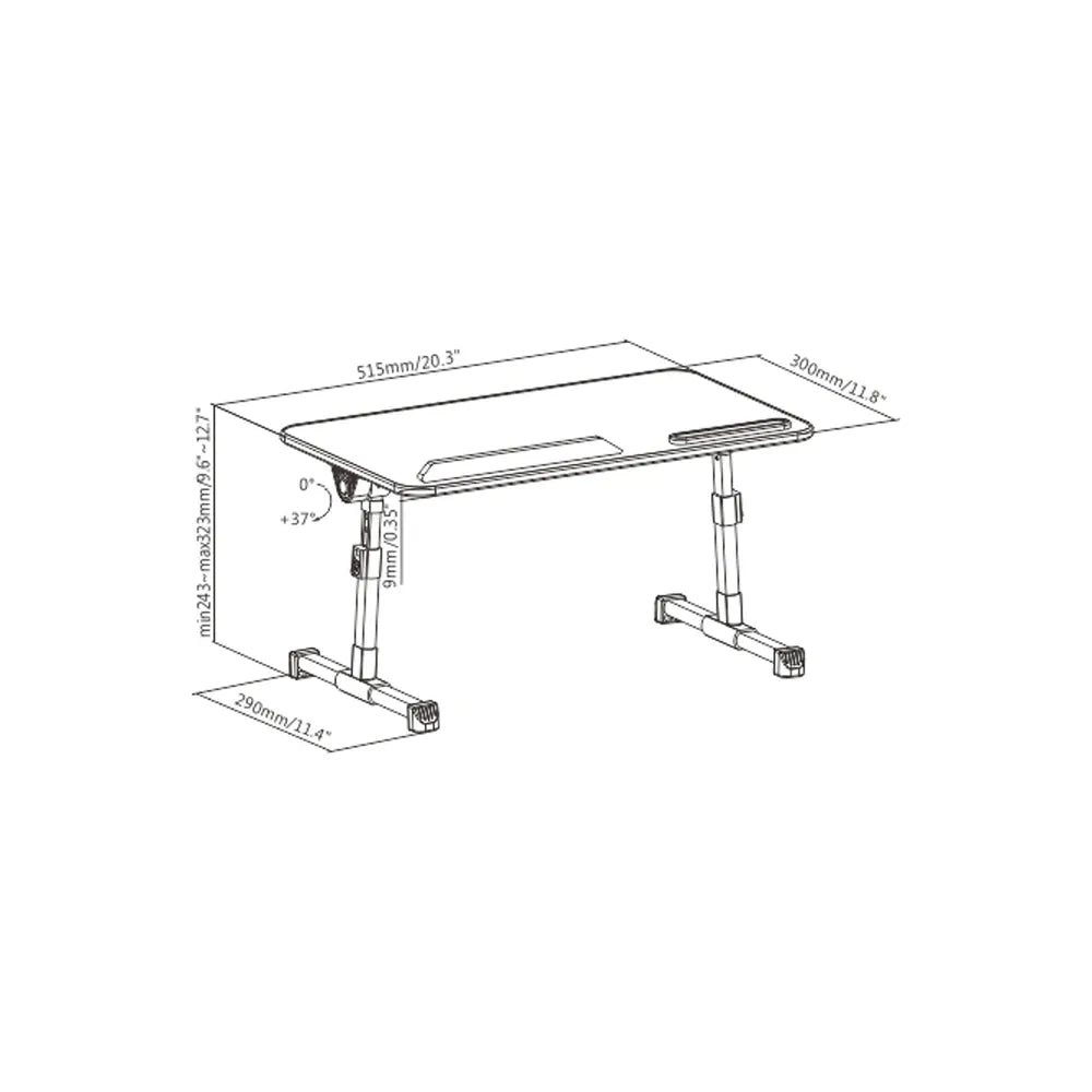 Lumi Compact Multi-Purpose Laptop Tray Desk LPD01-7