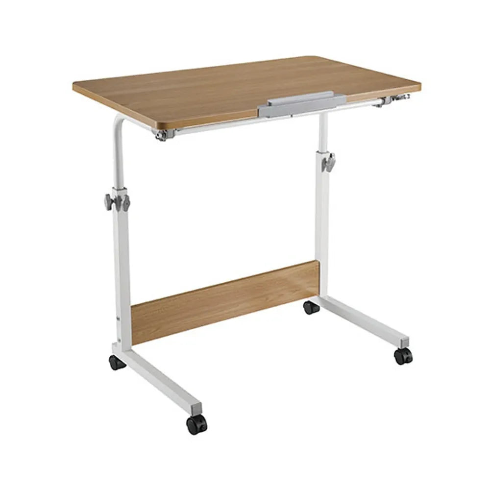 Lumi Height Adjustable Mobile Computer Table (500x800mm/19.7