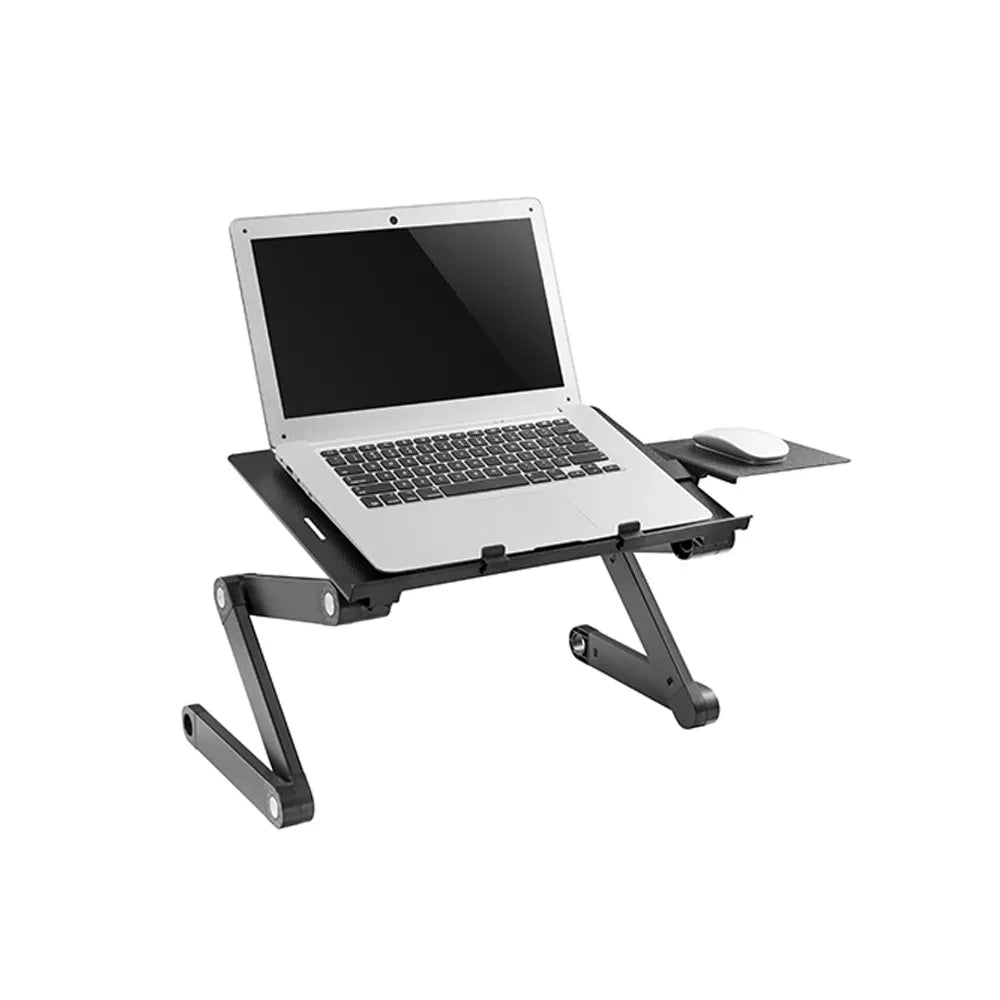 Lumi Height Adjustable Ventilated Laptop Desk with Mouse Pad Side Mount & Cooling Fan LPD03-4