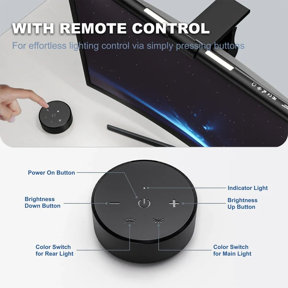 Lumi Monitor Light Bar with Rear Light and Wireless Remote Control LDL16-6