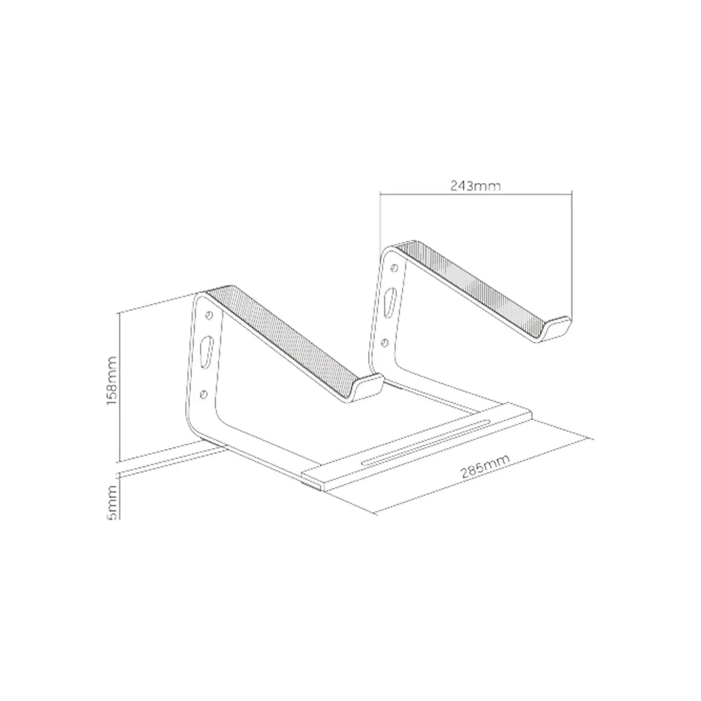 Lumi Ventilated Ultra-Slim Aluminum Laptop Stand LPS03-17