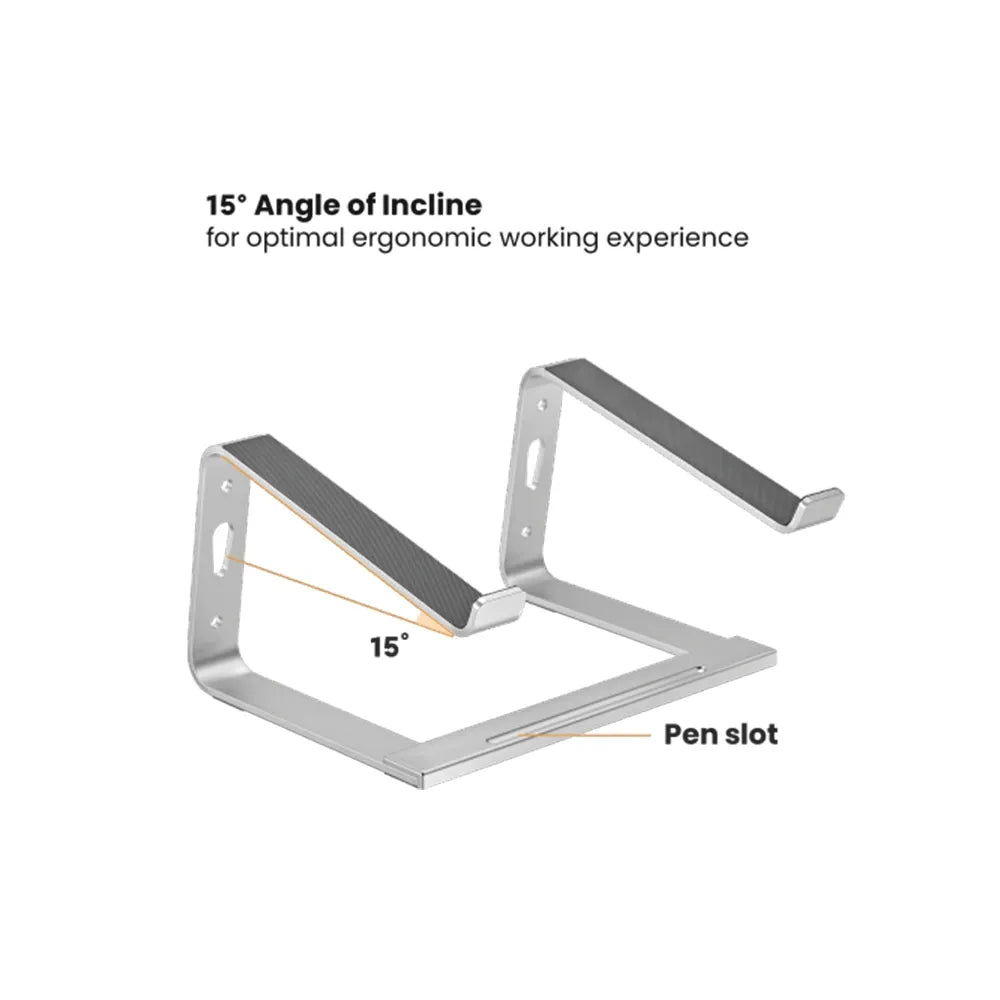 Lumi Ventilated Ultra-Slim Aluminum Laptop Stand LPS03-17