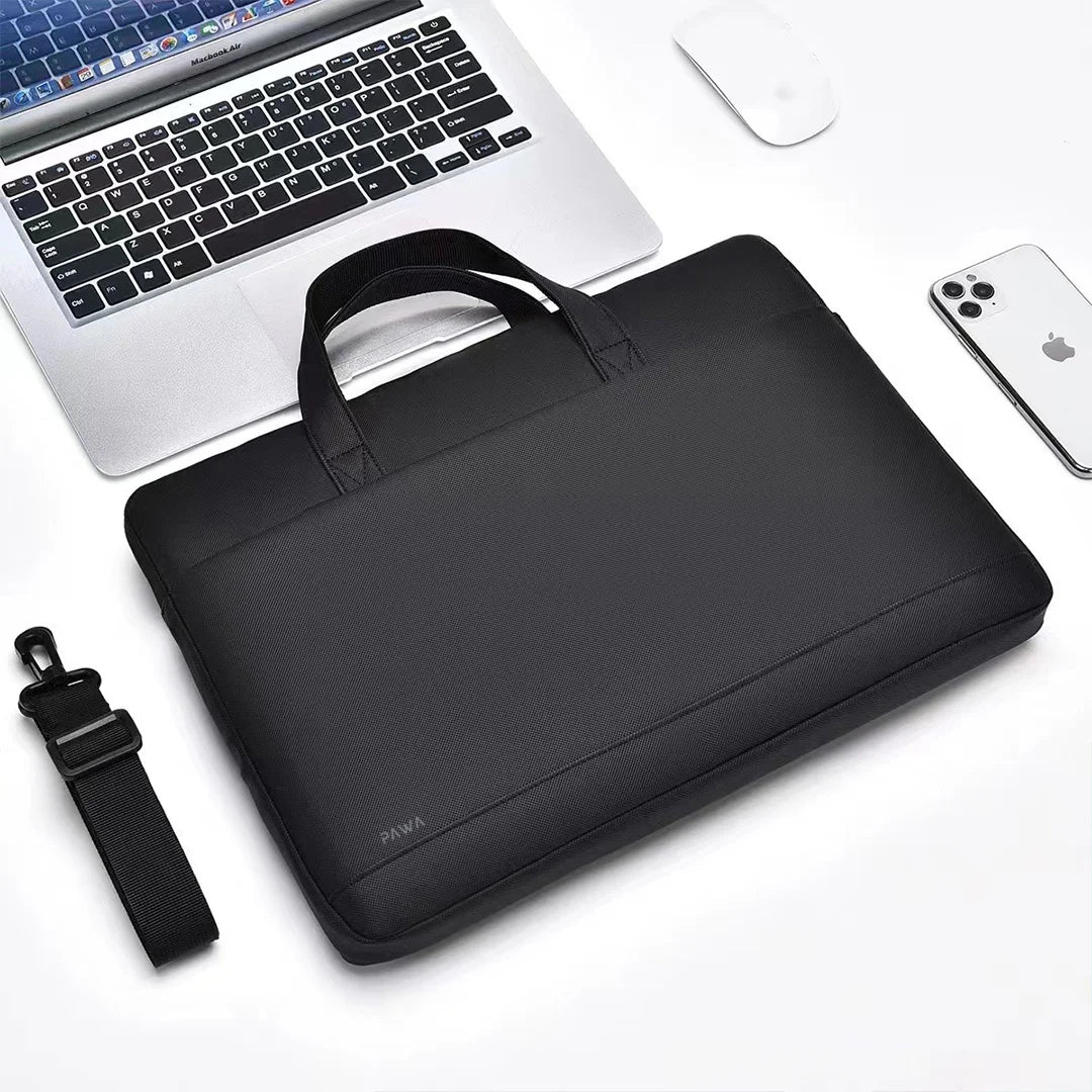 Pawa Eco Laptop Messenger Bag. 15in -Black