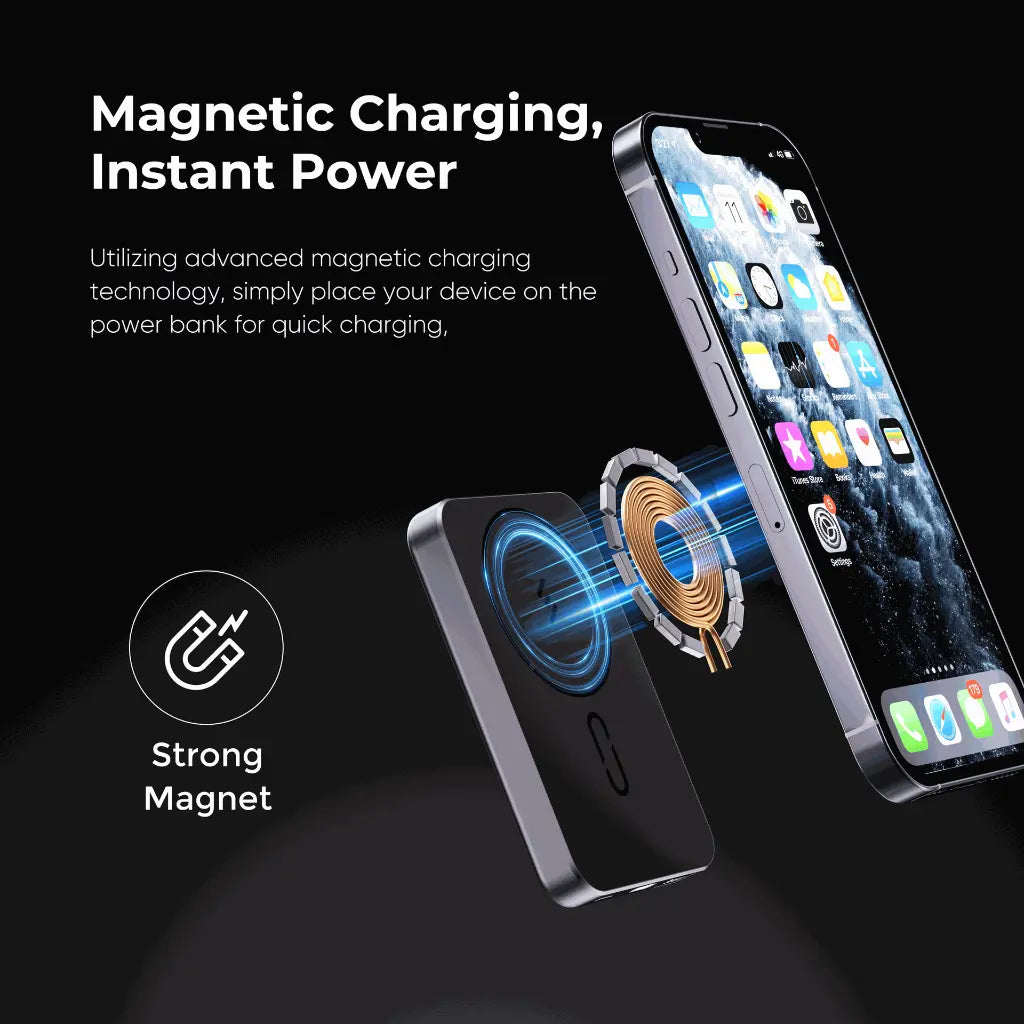 ZLOS TT10 10000mAh Ultra-Thin Mini Wireless Charging Power Bank