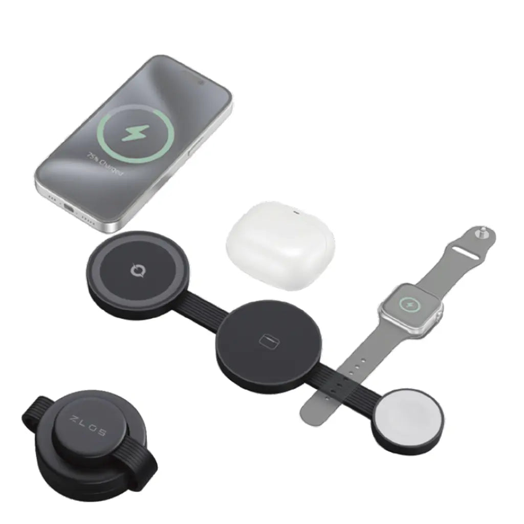 ZLOS MM01 3-in-1 Foldable Wireless Magnetic 15W Charging Station