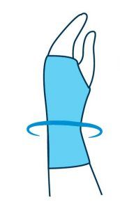 PRIM Neoprair Wrist Support With Splints,Left,Medium [NP162(736430)]