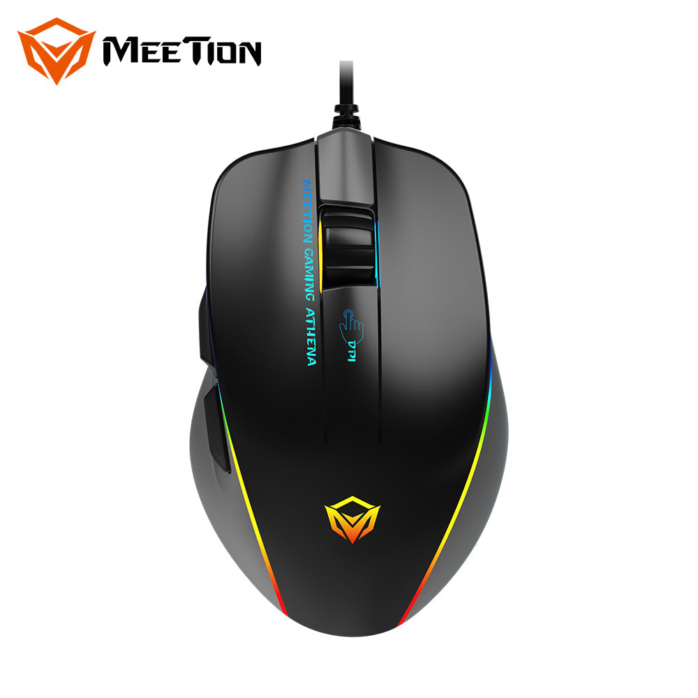 Meetion GM230 RGB Gaming Mouse 12800 DPI-Black