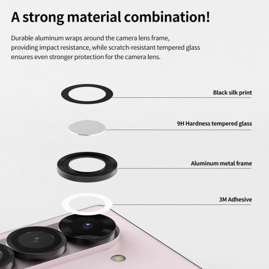 Araree C-Sub Core Cam Lense Protector Tempered Glass Zfold 6-Clear 8809961113796