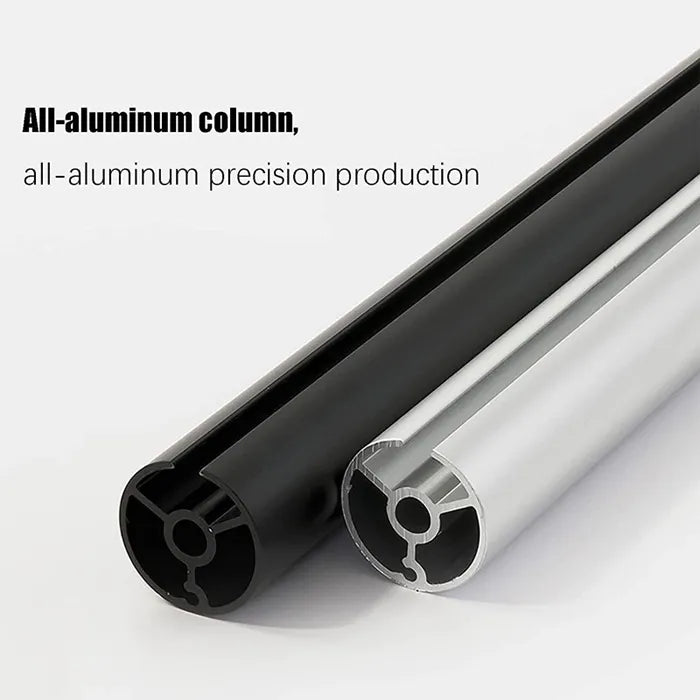 Multifunction Computer Floor Stand for Laptop/Tablet/Phone, Adjustable with Wheels – Black