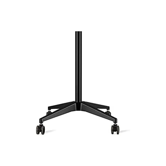 Multifunction Computer Floor Stand for Laptop/Tablet/Phone, Adjustable with Wheels – Black