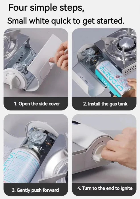 Naturehike Mini Cassette Stove - Salt White