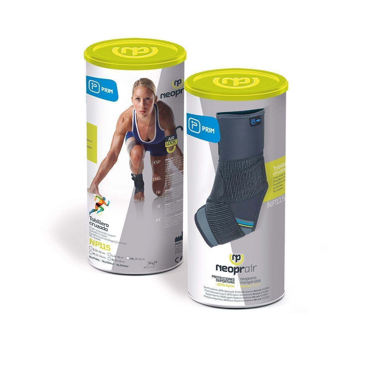 PRIM Neoprair Cross-Strap Ankle Support,XL[NP115(736374)]