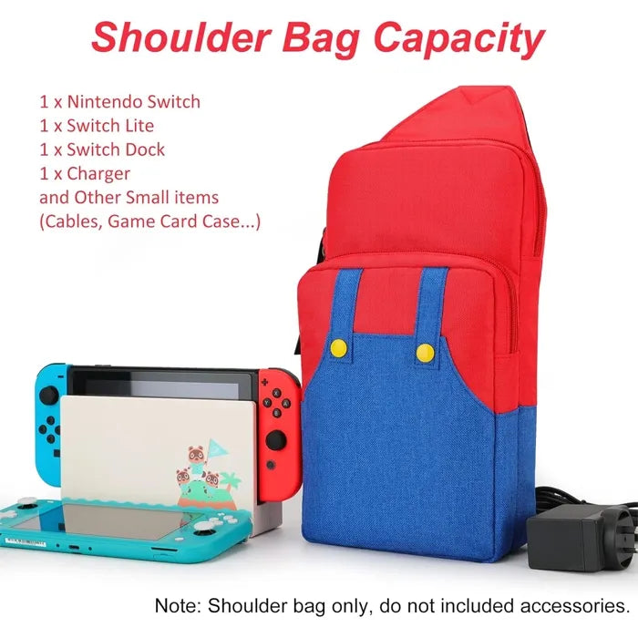 Nintendo : Owngen Cute Travel Bag For Nintendo Switch/ Lite / Oled - Mario