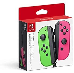 Nintendo Switch Joycons Green / Pink