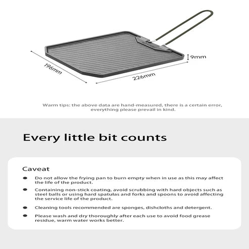 Naturehike Leyan Non Stick Aluminum Fry Pan - Black (S)