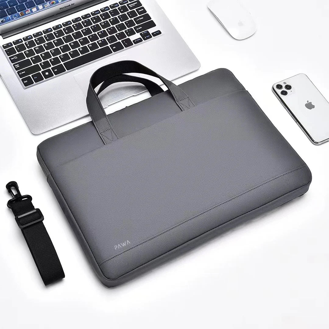 Pawa Eco Laptop Messenger Bag. 13in -Grey