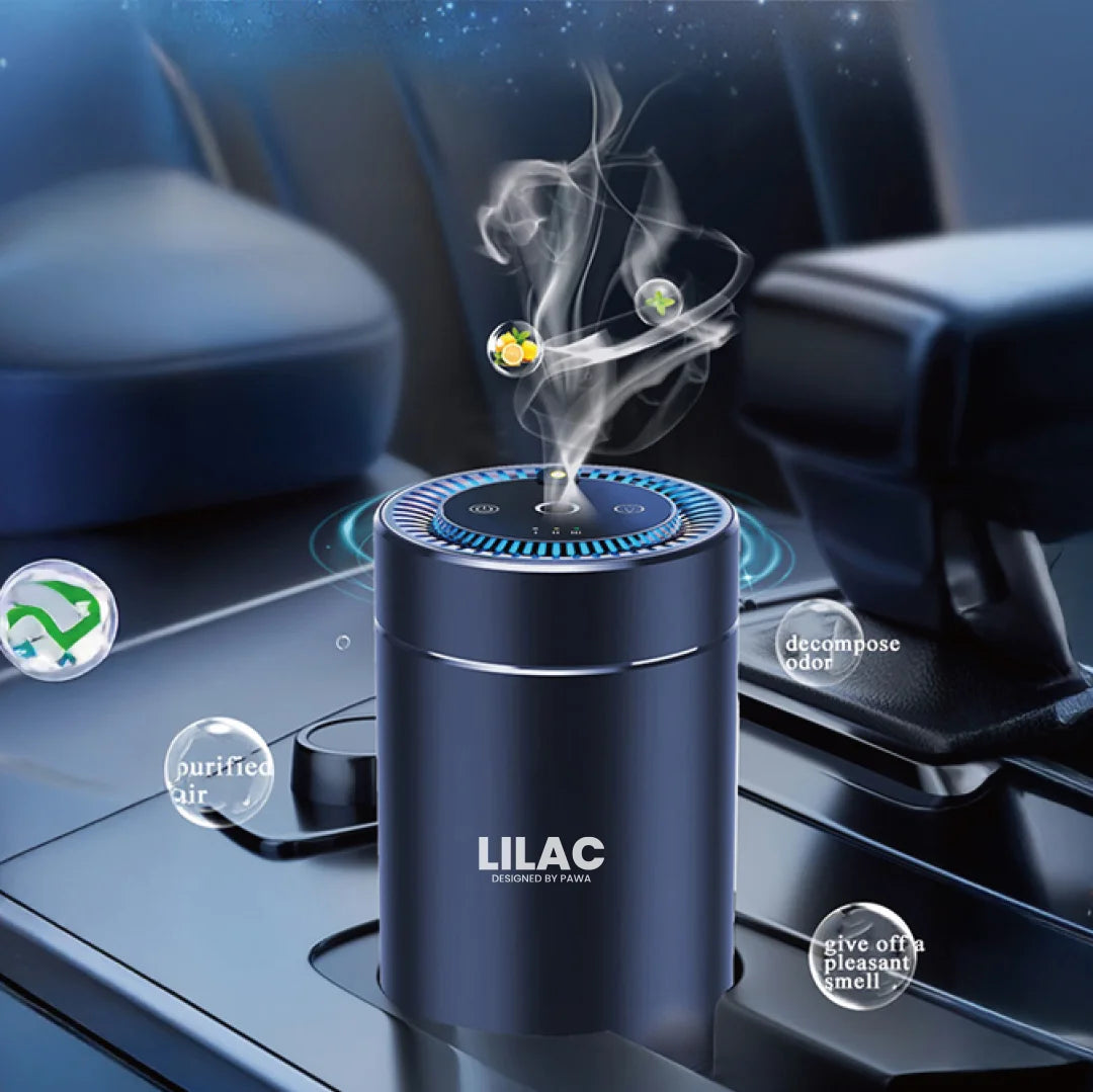 Pawa Lilac Aroma Diffuser with Starry Light