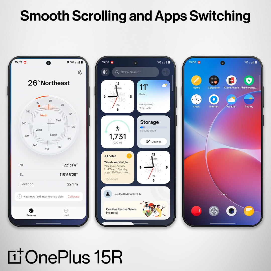Pre-Order ONEPLUS 15R 512GB Charcoal Black