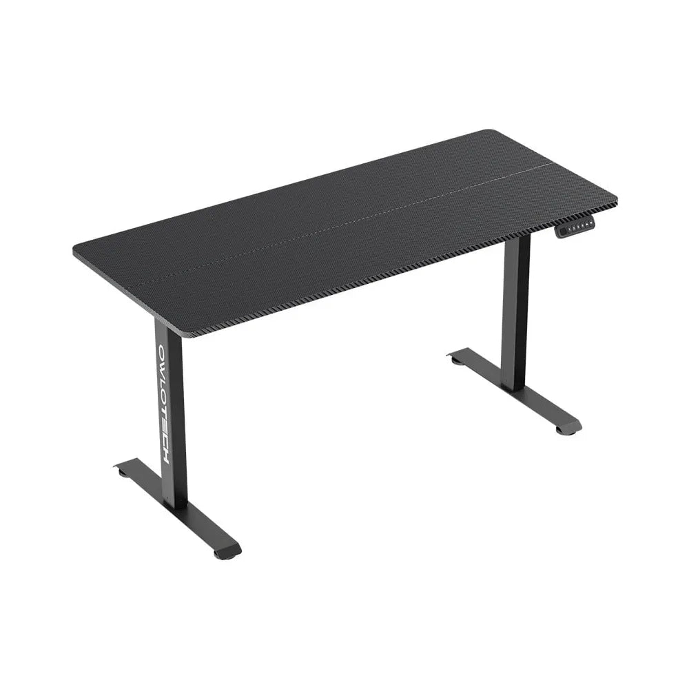 Owlotech Manager Height Adjustable Desk With Motor 140X60Cm Black