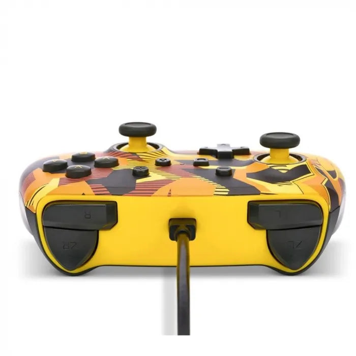 Powera Enhanced Wired Controller For Nintendo Switch - Camo Storm Pikachu
