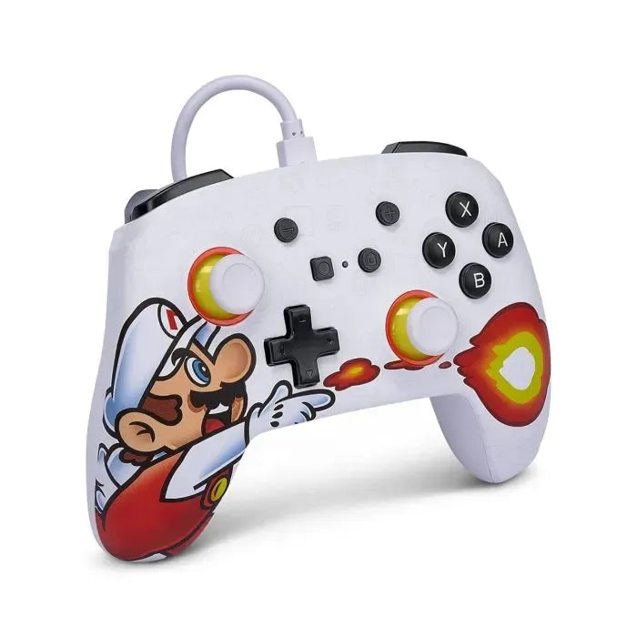 Powera Nintendo Switch Enhanced Wired Controller - Fireball Mario