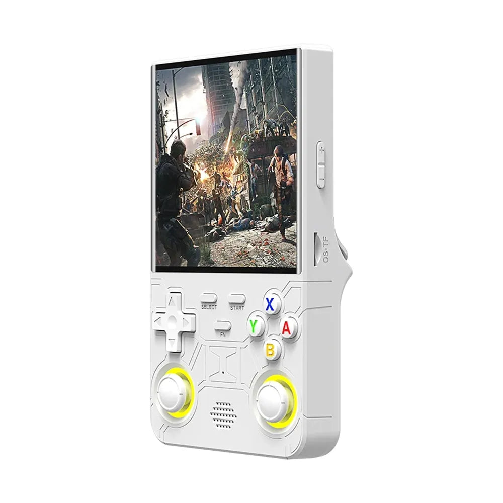 R36 Ultra Retro Handheld Game Console with 64GB - White