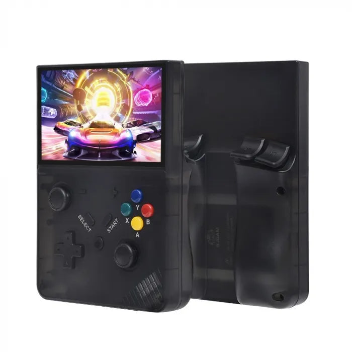 R43 Pro 4.3-inch LCD Screen Handheld Game Console 64GB - Transparent Black