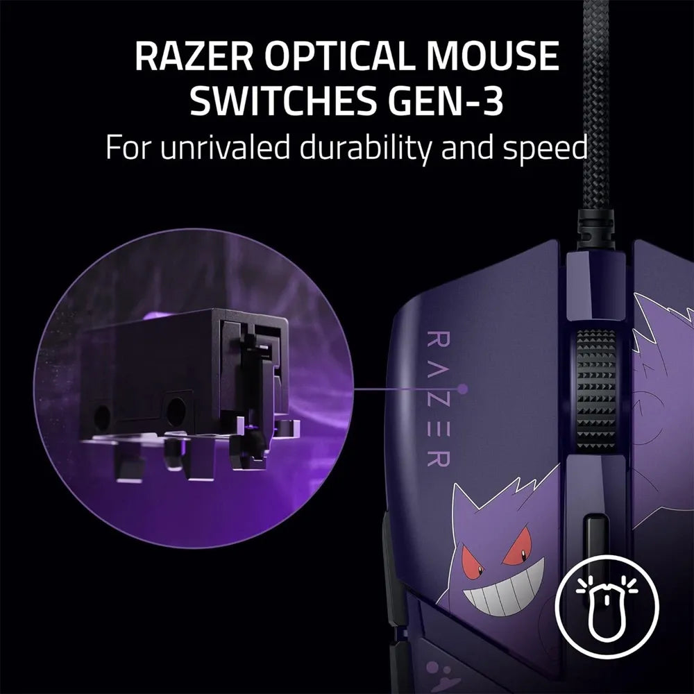 Razer Cobra Lightweight Wired Gaming Mouse with Razer Chroma RGB - Gengar Edition