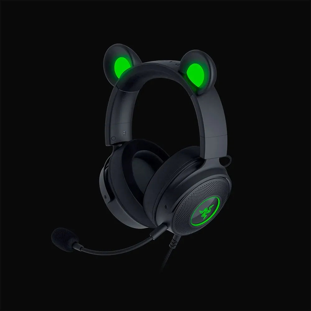 Razer Kraken Kitty V2 Pro Wired Rgb Gaming Headset With Interchangeable Ears - Black