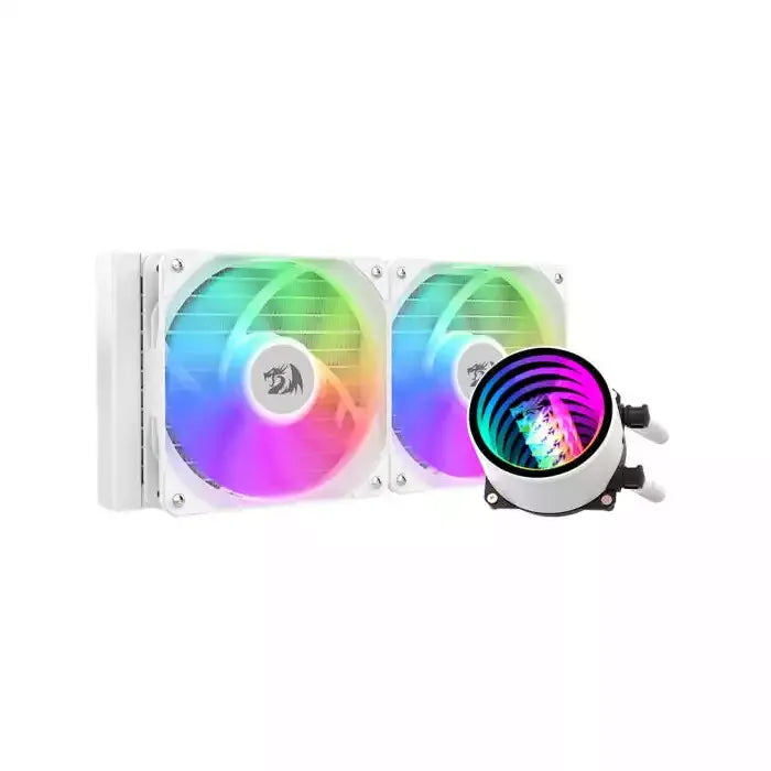 Redragon Ccw-3011 Argb Cpu Liquid Cooler - 240Mm (2 × 120) - White